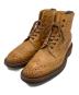 Tricker's（トリッカーズ）の古着「レースアップレザーブーツ　フルブローグ」｜ブラウン