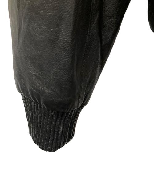 Retro Grade（レトログレード）Retro Grade (レトログレード) HARLEY-DAVIDSON (ハーレーダビッドソン) ゴートレザージャケット ブラック ブラック サイズ:Lの古着・服飾アイテム
