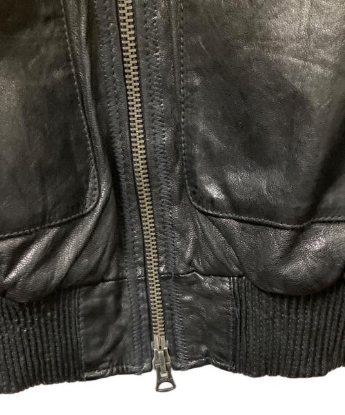 Retro Grade（レトログレード）Retro Grade (レトログレード) HARLEY-DAVIDSON (ハーレーダビッドソン) ゴートレザージャケット ブラック ブラック サイズ:Lの古着・服飾アイテム