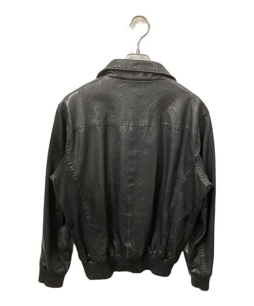 Retro Grade（レトログレード）Retro Grade (レトログレード) HARLEY-DAVIDSON (ハーレーダビッドソン) ゴートレザージャケット ブラック ブラック サイズ:Lの古着・服飾アイテム