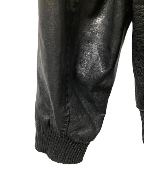 Retro Grade（レトログレード）Retro Grade (レトログレード) HARLEY-DAVIDSON (ハーレーダビッドソン) ゴートレザージャケット ブラック ブラック サイズ:Lの古着・服飾アイテム
