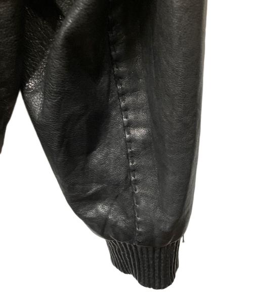 Retro Grade（レトログレード）Retro Grade (レトログレード) HARLEY-DAVIDSON (ハーレーダビッドソン) ゴートレザージャケット ブラック ブラック サイズ:Lの古着・服飾アイテム