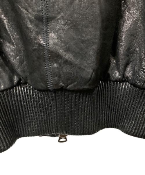 Retro Grade（レトログレード）Retro Grade (レトログレード) HARLEY-DAVIDSON (ハーレーダビッドソン) ゴートレザージャケット ブラック ブラック サイズ:Lの古着・服飾アイテム