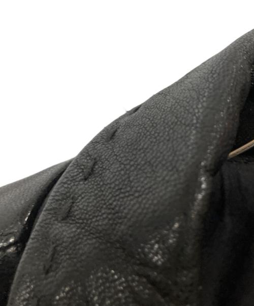 Retro Grade（レトログレード）Retro Grade (レトログレード) HARLEY-DAVIDSON (ハーレーダビッドソン) ゴートレザージャケット ブラック ブラック サイズ:Lの古着・服飾アイテム