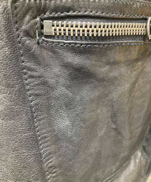 Retro Grade（レトログレード）Retro Grade (レトログレード) HARLEY-DAVIDSON (ハーレーダビッドソン) ゴートレザージャケット ブラック ブラック サイズ:Lの古着・服飾アイテム