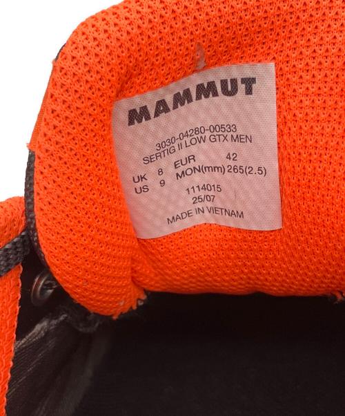 MAMMUT（マムート）MAMMUT (マムート) サーティグ II ロー ゴアテックス ブラック サイズ:26.5の古着・服飾アイテム