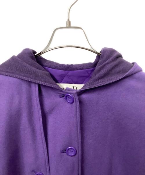 Christian Dior Sports（クリスチャン ディオールスポーツ）Christian Dior Sports (クリスチャン ディオールスポーツ) ウールフーディブルゾン パープル サイズ:Mの古着・服飾アイテム