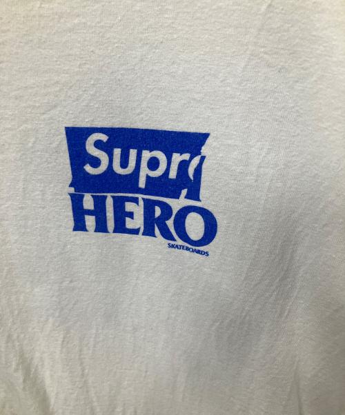 SUPREME（シュプリーム）Supreme (シュプリーム) ANTIHERO (アンタイヒーロー) Supreme×ANTIHERO DOG TEE ホワイト サイズ:Lの古着・服飾アイテム