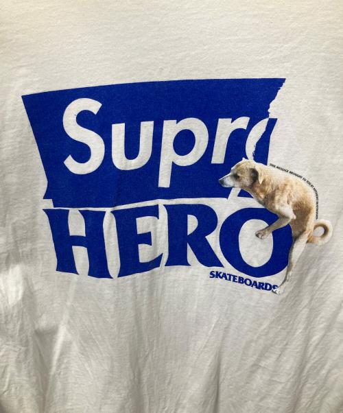 SUPREME（シュプリーム）Supreme (シュプリーム) ANTIHERO (アンタイヒーロー) Supreme×ANTIHERO DOG TEE ホワイト サイズ:Lの古着・服飾アイテム