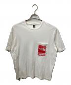THE NORTH FACE×SUPREMEザ ノース フェイス×シュプリーム）の古着「Printed pocket TEE ホワイト」｜ホワイト