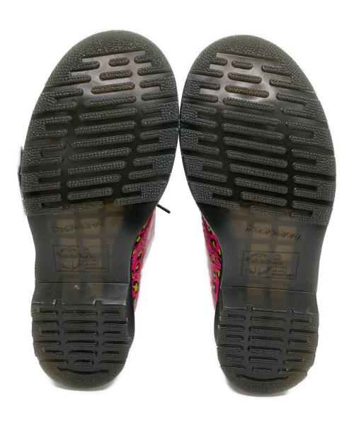 Dr.Martens（ドクターマーチン）Dr.Martens (ドクターマーチン) レオパード 8ホールブーツ　ピンク ピンク サイズ:23.5 未使用品の古着・服飾アイテム