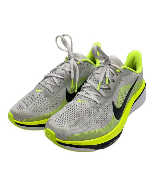 NIKE（ナイキ）NIKE (ナイキ) エア ズーム ペガサス 42 グレー×グリーン サイズ:27.5の古着・服飾アイテム