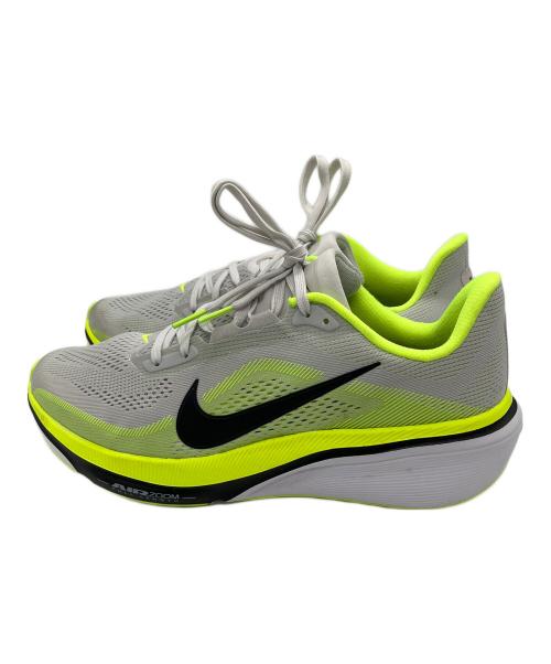 NIKE（ナイキ）NIKE (ナイキ) エア ズーム ペガサス 42 グレー×グリーン サイズ:27.5の古着・服飾アイテム