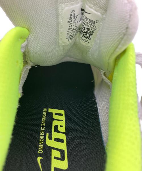 NIKE（ナイキ）NIKE (ナイキ) エア ズーム ペガサス 42 グレー×グリーン サイズ:27.5の古着・服飾アイテム