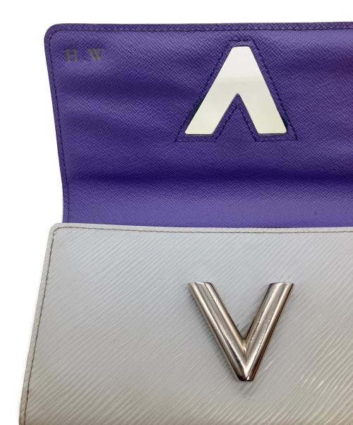 LOUIS VUITTON（ルイ ヴィトン）LOUIS VUITTON (ルイ ヴィトン) ポルトフォイユ・ツイスト イエロー×グレーの古着・服飾アイテム
