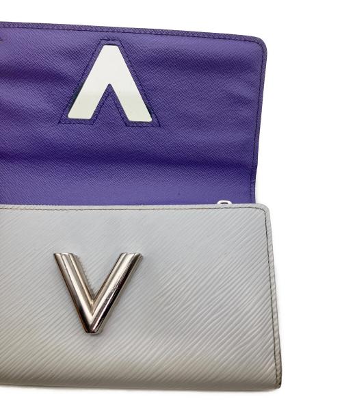 LOUIS VUITTON（ルイ ヴィトン）LOUIS VUITTON (ルイ ヴィトン) ポルトフォイユ・ツイスト イエロー×グレーの古着・服飾アイテム