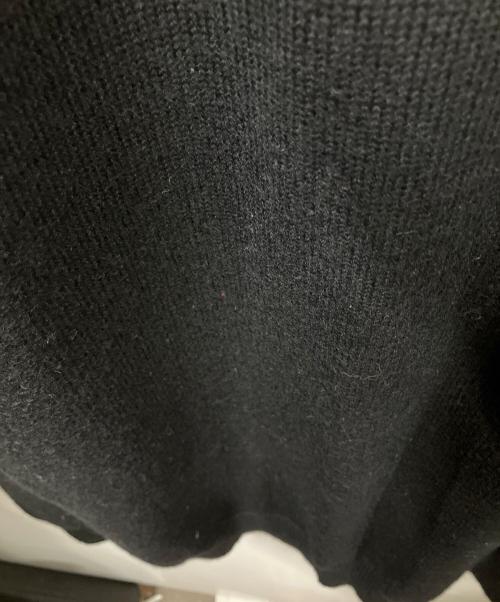Y's（ワイズ）Y's (ワイズ) 格子柄ラグトンニット ブラック×ブラウン サイズ: 2の古着・服飾アイテム