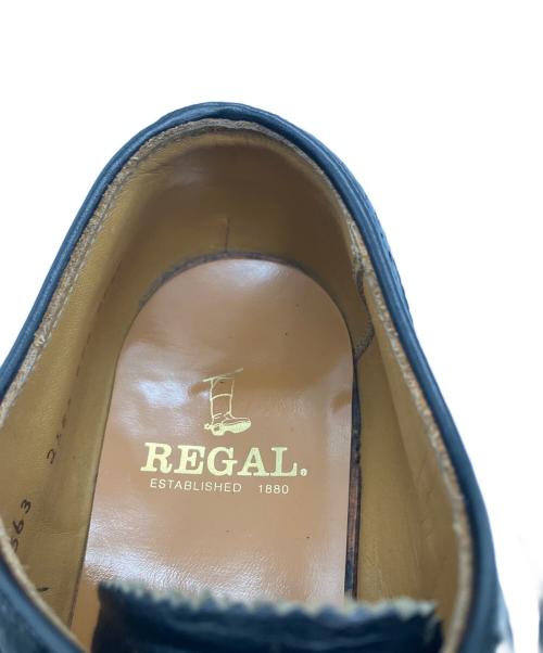REGAL（リーガル）REGAL (リーガル) ウィングチップシューズ ブラック ブラック サイズ:24.5の古着・服飾アイテム