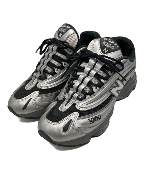 NEW BALANCE（ニューバランス）NEW BALANCE (ニューバランス) 1000ローカットスニーカー シルバー×ブラック シルバー×ブラック サイズ:26の古着・服飾アイテム
