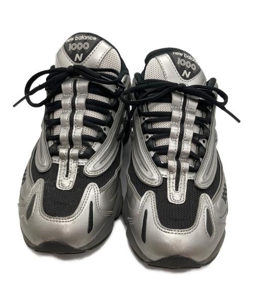 NEW BALANCE（ニューバランス）NEW BALANCE (ニューバランス) 1000ローカットスニーカー シルバー×ブラック シルバー×ブラック サイズ:26の古着・服飾アイテム
