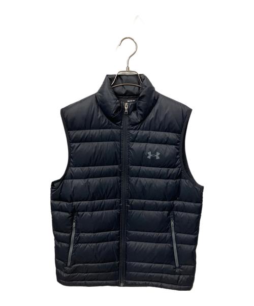 UNDER ARMOUR（アンダーアーマー）UNDER ARMOUR (アンダーアーマー) UAアーマー ダウンベスト ブラック サイズ:Mの古着・服飾アイテム
