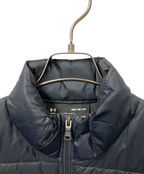 UNDER ARMOUR（アンダーアーマー）UNDER ARMOUR (アンダーアーマー) UAアーマー ダウンベスト ブラック サイズ:Mの古着・服飾アイテム