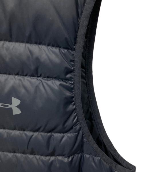 UNDER ARMOUR（アンダーアーマー）UNDER ARMOUR (アンダーアーマー) UAアーマー ダウンベスト ブラック サイズ:Mの古着・服飾アイテム