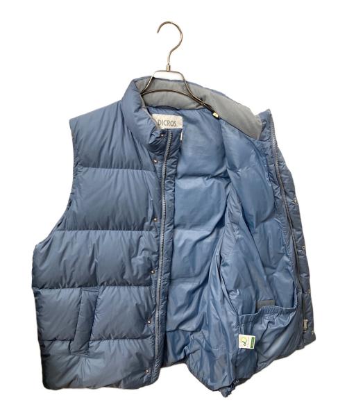 green label relaxing（グリーンレーベルリラクシング）green label relaxing (グリーンレーベルリラクシング) ダウンベスト　ブルー ブルー サイズ:Mの古着・服飾アイテム