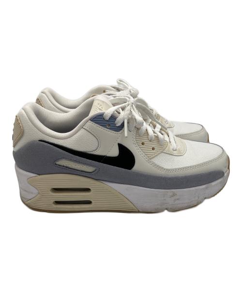 NIKE（ナイキ）NIKE (ナイキ) エア マックス 90 LV8 ホワイト×グレー サイズ:25の古着・服飾アイテム