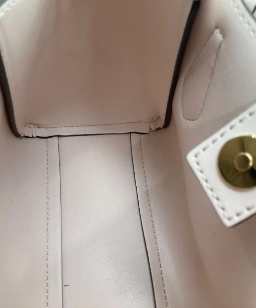 MICHAEL KORS（マイケルコース）MICHAEL KORS (マイケルコース) 2WAYバッグ ホワイト×ピンク ホワイト×ピンクの古着・服飾アイテム