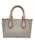 MICHAEL KORS (マイケルコース) 2WAYバッグ ホワイト×ピンク ホワイト×ピンク：7000円