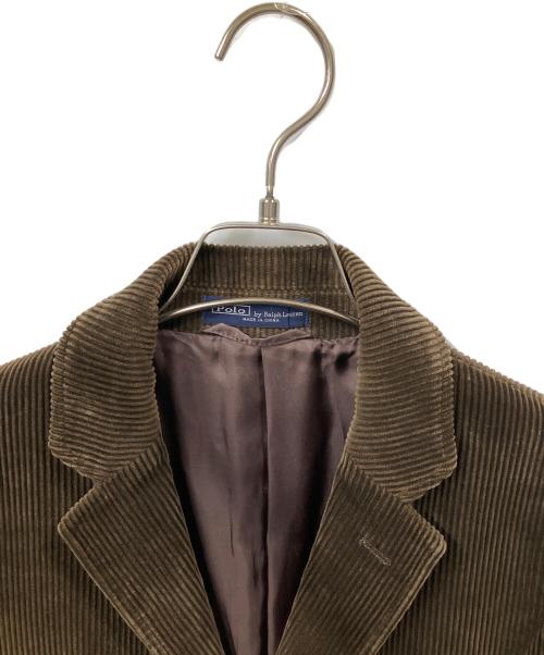 POLO RALPH LAUREN（ポロ・ラルフローレン）POLO RALPH LAUREN (ポロ・ラルフローレン) 3Bコーデュロイジャケット ブラウン ブラウン サイズ:38の古着・服飾アイテム