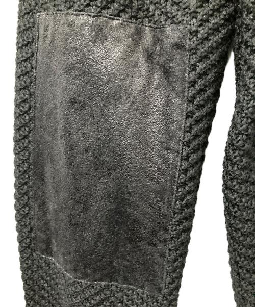 ARMANI EXCHANGE（アルマーニ エクスチェンジ）ARMANI EXCHANGE (アルマーニ エクスチェンジ) ニットジャケット ブラック ブラック サイズ:Mの古着・服飾アイテム