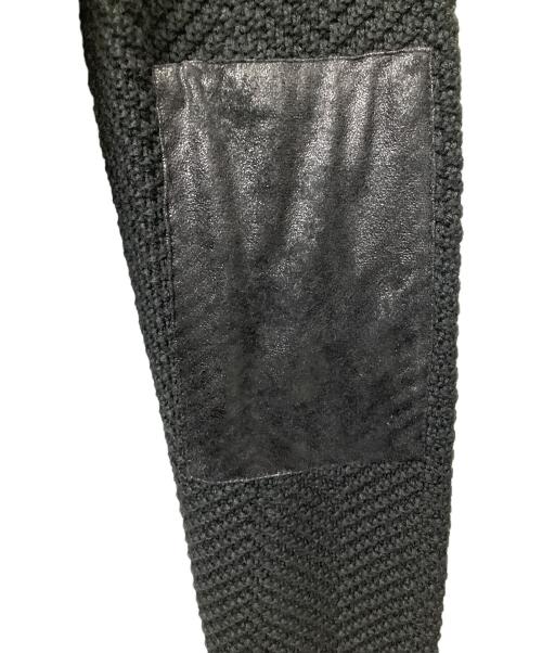 ARMANI EXCHANGE（アルマーニ エクスチェンジ）ARMANI EXCHANGE (アルマーニ エクスチェンジ) ニットジャケット ブラック ブラック サイズ:Mの古着・服飾アイテム