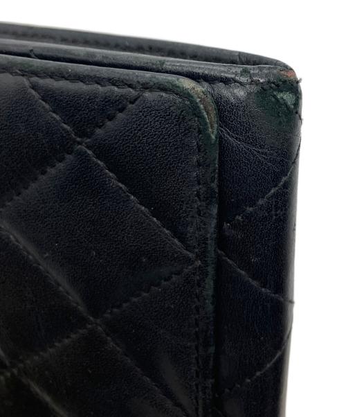 CHANEL（シャネル）CHANEL (シャネル) カンボン　長財布　ブラック ブラックの古着・服飾アイテム