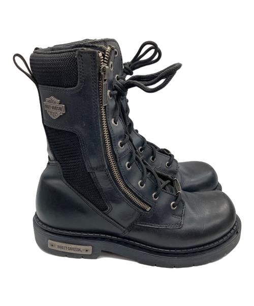 HARLEY-DAVIDSON（ハーレーダビッドソン）HARLEY-DAVIDSON (ハーレーダビッドソン) バイカーブーツ paraspinna ブラック サイズ:26.5の古着・服飾アイテム