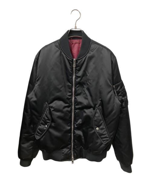 GUCCI（グッチ）GUCCI (グッチ) 25awヘビーナイロン キャンバス ボンバージャケット ブラック サイズ:48の古着・服飾アイテム
