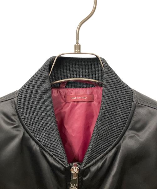 GUCCI（グッチ）GUCCI (グッチ) 25awヘビーナイロン キャンバス ボンバージャケット ブラック サイズ:48の古着・服飾アイテム