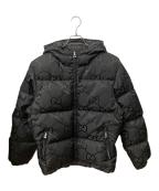 GUCCIグッチ）の古着「ジャンボGGキャンバスジャケット　ブラック」｜ブラック
