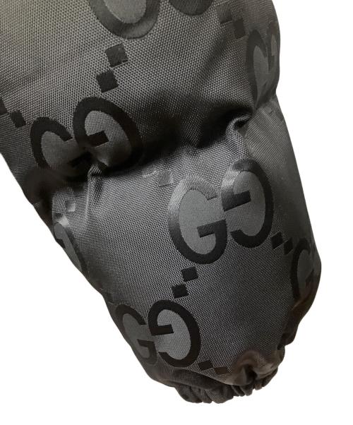 GUCCI（グッチ）GUCCI (グッチ) ジャンボGGキャンバスジャケット　ブラック ブラック サイズ:44の古着・服飾アイテム
