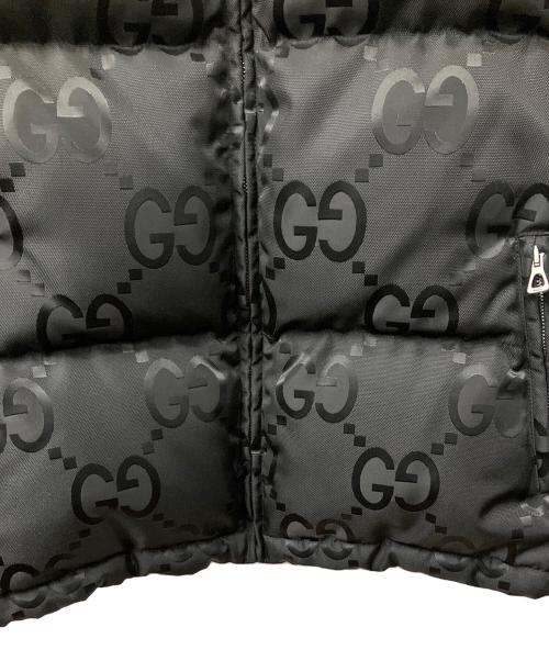 GUCCI（グッチ）GUCCI (グッチ) ジャンボGGキャンバスジャケット　ブラック ブラック サイズ:44の古着・服飾アイテム