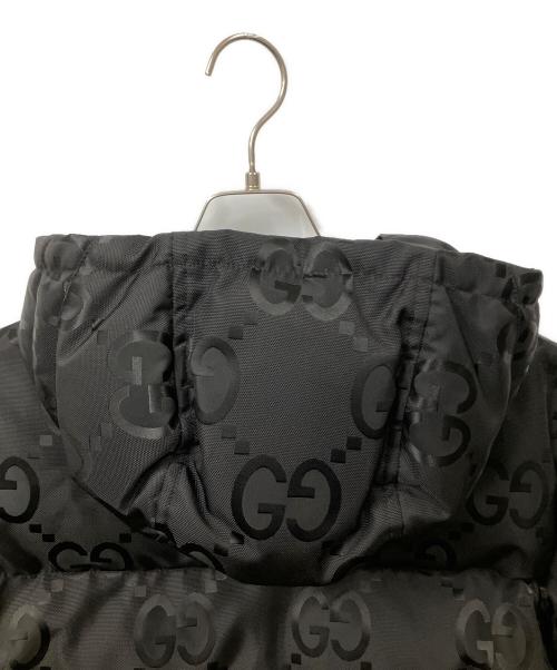 GUCCI（グッチ）GUCCI (グッチ) ジャンボGGキャンバスジャケット　ブラック ブラック サイズ:44の古着・服飾アイテム