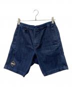 Bristolブリストル）の古着「デニムハーフパンツ」｜インディゴ