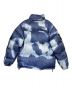 THE NORTH FACE (ザ ノース フェイス) SUPREME (シュプリーム) Bleached Denim Print Nuptse ネイビー サイズ:L：49800円