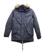 uniform experimentユニフォームエクスペリメント）の古着「モッズコート」｜ネイビー