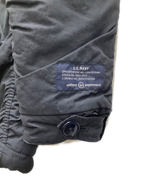 uniform experiment（ユニフォームエクスペリメント）uniform experiment (ユニフォームエクスペリメント) モッズコート ネイビー サイズ:1の古着・服飾アイテム