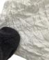 中古・古着 ISSEY MIYAKE me (イッセイ ミヤケ ミー) カリフラワー切替ラメストライプシャツチュニック ホワイト サイズ:表記なし：5000円