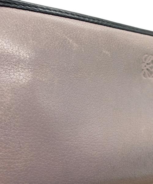 LOEWE（ロエベ）LOEWE (ロエベ) 長財布 ライトピンク×ブラックの古着・服飾アイテム