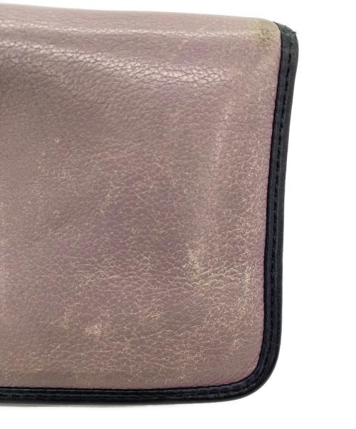 LOEWE（ロエベ）LOEWE (ロエベ) 長財布 ライトピンク×ブラックの古着・服飾アイテム