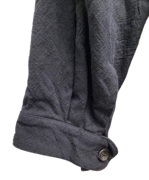 SUS-SOUS（シュス）SUS-SOUS (シュス) リネン混トレンチコート ネイビー サイズ:9の古着・服飾アイテム